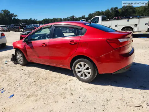2012 Kia Rio Ex VIN KNADN4A36C6076209 фото 2
