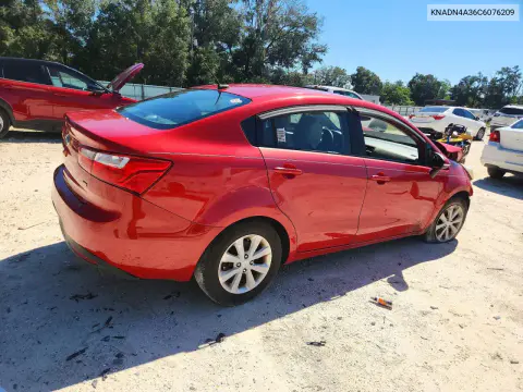 2012 Kia Rio Ex VIN KNADN4A36C6076209 фото 3