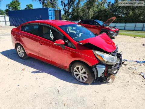 2012 Kia Rio Ex VIN KNADN4A36C6076209 фото 4