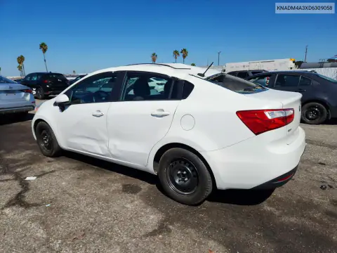 2013 Kia Rio Lx VIN KNADM4A3XD6309058 фото 2