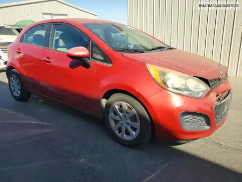 2013 Kia Rio Lx VIN KNADM5A3XD6307025 фото 4