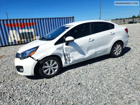 KNADN4A36D6121358 — 2013 Kia Rio, Передняя часть, фото до ремонта
