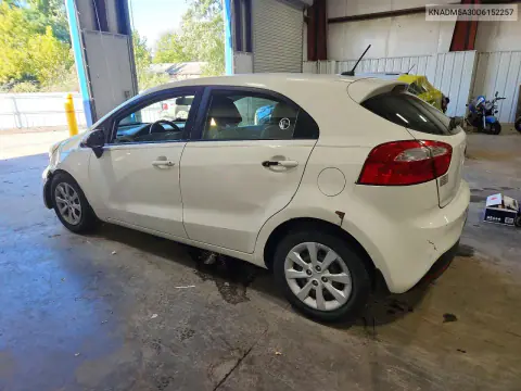 2013 Kia Rio Lx VIN KNADM5A30D6152257 фото 2
