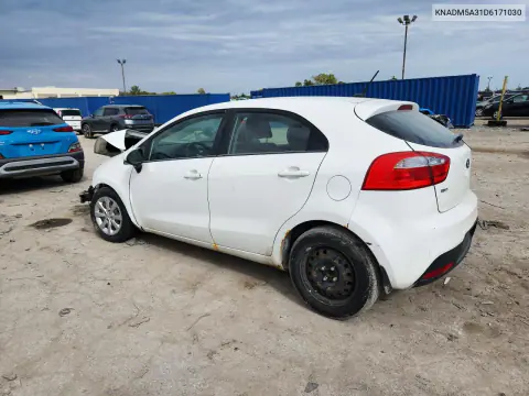 2013 Kia Rio Lx VIN KNADM5A31D6171030 фото 2
