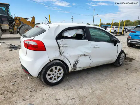 2013 Kia Rio Lx VIN KNADM5A31D6171030 фото 3