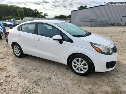 2014 Kia Rio Lx VIN KNADM4A33E6399591 фото 4