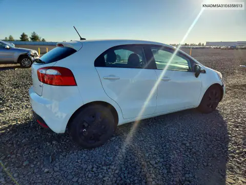 KNADM5A31E6358513 — 2014 Kia Rio, фото 3 с аукциона Copart, Передняя часть