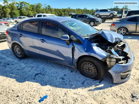 2016 Kia Rio Lx VIN KNADM4A33G6554823 фото 4