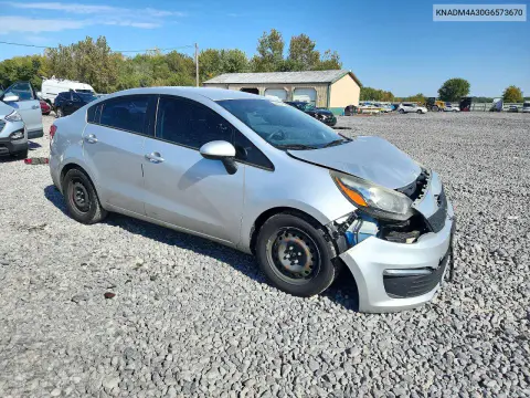 2016 Kia Rio Lx VIN KNADM4A30G6573670 фото 4