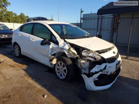 2016 Kia Rio Lx VIN KNADM4A37G6584732 фото 4