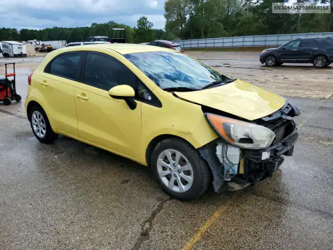 KNADM5A39G6668153 — 2016 Kia Rio, фото 4 с аукциона Copart, Передняя часть