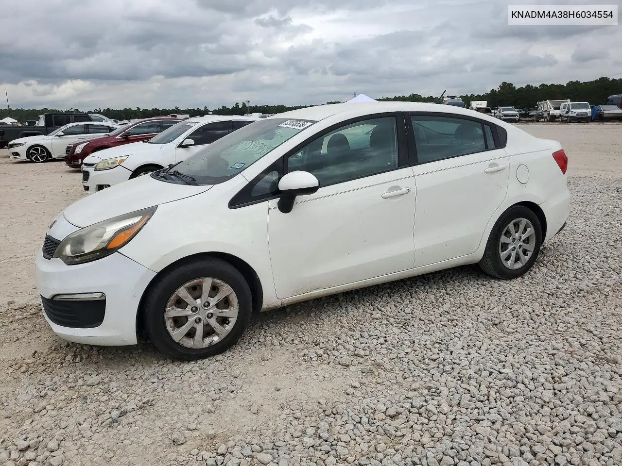2017 Kia Rio Lx VIN KNADM4A38H6034554 фото 1