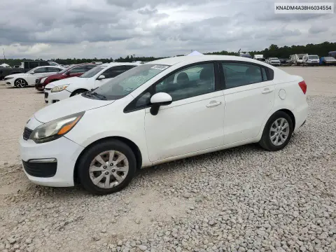 KNADM4A38H6034554 — 2017 Kia Rio, Механические повреждения, фото до ремонта