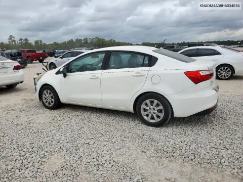 2017 Kia Rio Lx VIN KNADM4A38H6034554 фото 2