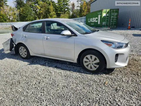 2019 Kia Rio S VIN 3KPA24AB2KE239646 фото 4
