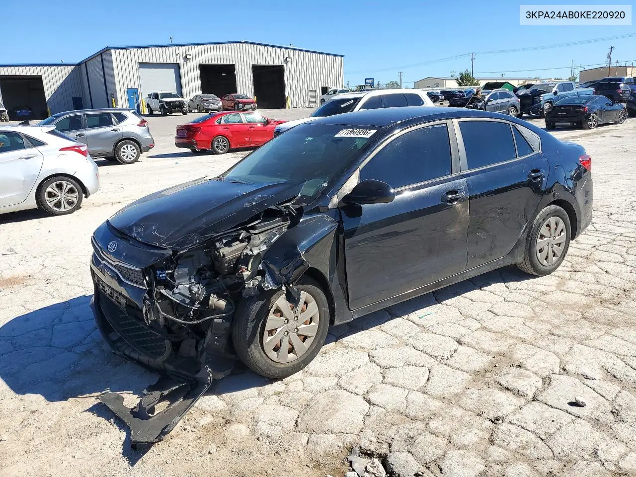 2019 Kia Rio S VIN 3KPA24AB0KE220920 фото 1