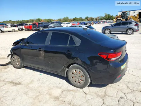 2019 Kia Rio S VIN 3KPA24AB0KE220920 фото 2