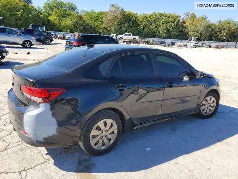 2019 Kia Rio S VIN 3KPA24AB0KE220920 фото 3