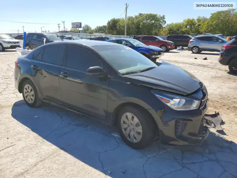 2019 Kia Rio S VIN 3KPA24AB0KE220920 фото 4