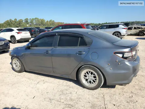 2019 Kia Rio S VIN 3KPA24AB7KE197152 фото 2
