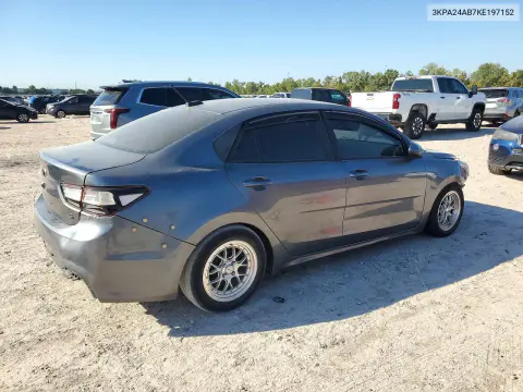 2019 Kia Rio S VIN 3KPA24AB7KE197152 фото 3