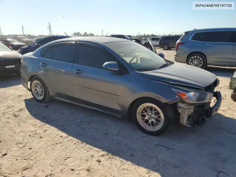 2019 Kia Rio S VIN 3KPA24AB7KE197152 фото 4