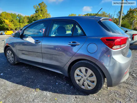 2019 Kia Rio S VIN 3KPA25AB9KE243831 фото 2