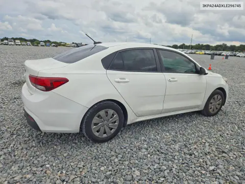 2020 Kia Rio Lx VIN 3KPA24ADXLE296745 фото 3