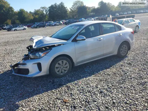 3KPA24AD0LE298553 — 2020 Kia Rio, Передняя часть, фото до ремонта