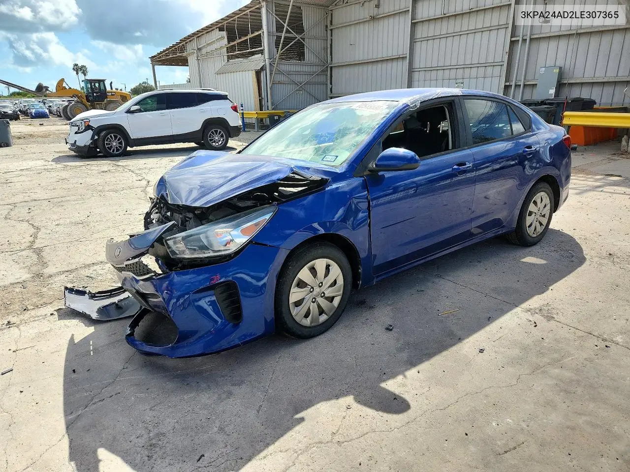 2020 Kia Rio S VIN 3KPA24AD2LE307365 фото 1