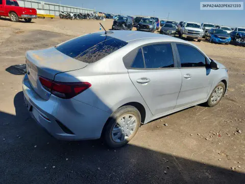 2023 Kia Rio S VIN 3KPA24AD2PE621233 фото 3