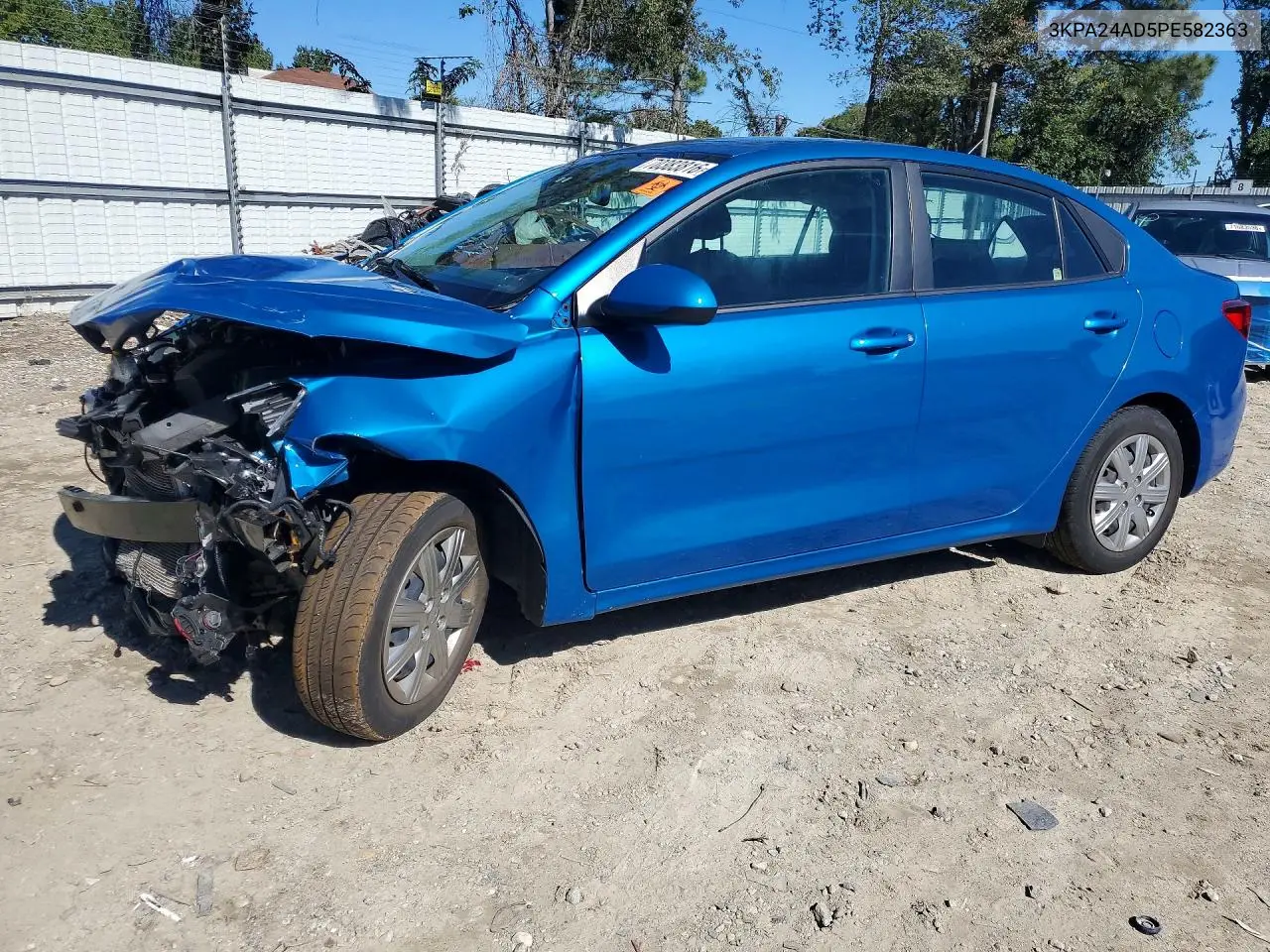 2023 Kia Rio S VIN 3KPA24AD5PE582363 фото 1