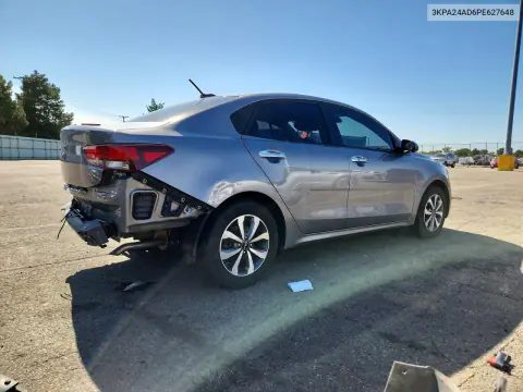2023 Kia Rio S VIN 3KPA24AD6PE627648 фото 3