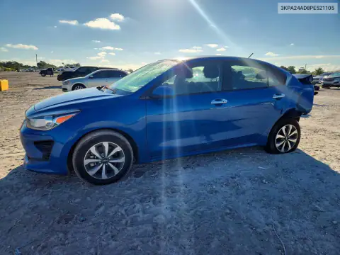 3KPA24AD8PE521105 Kia Rio 2023 — повреждение Задняя часть, фото до ремонта