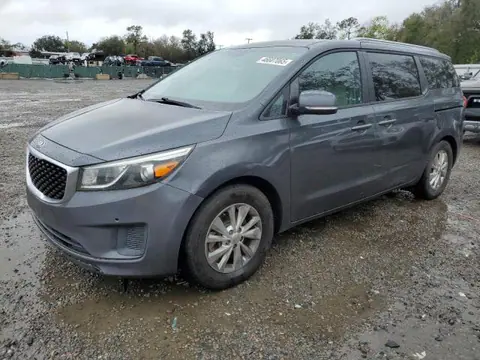 KNDMB5C10H6241109 — 2017 Kia Sedona LX, Передняя часть (Front End), фото до ремонта