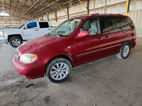 KNDUP131426326214 — 2002 Kia Sedona, Передняя часть (Front End), фото до ремонта