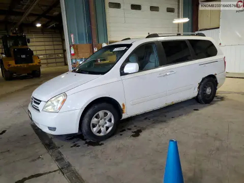 KNDMB233166057603 — 2006 Kia Sedona, Сторона, фото до ремонта