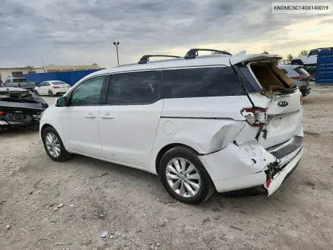 2006 Kia Sedona Ex VIN KNDMC5C14G6140019 фото 2