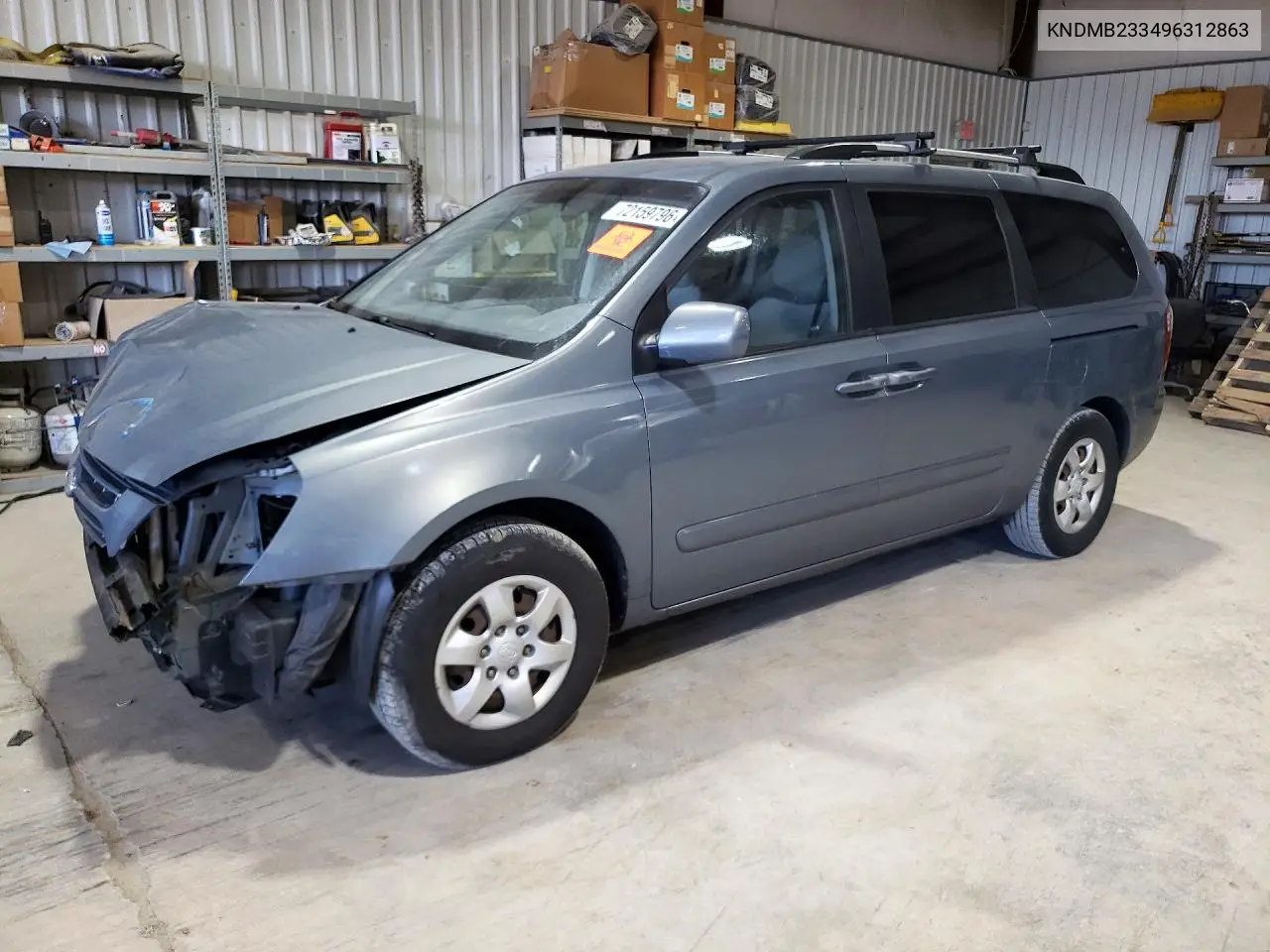 2009 Kia Sedona Lx VIN KNDMB233496312863 фото 1