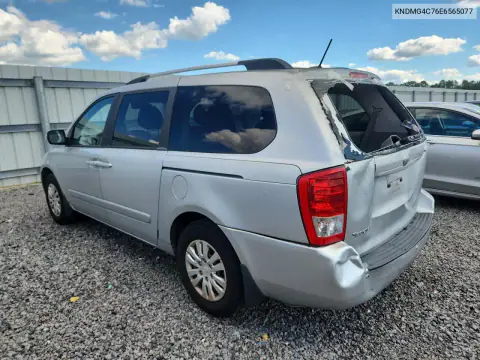 KNDMG4C76E6565077 — 2014 Kia Sedona, фото 2 с аукциона Copart, Задняя часть