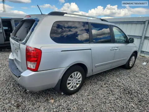 KNDMG4C76E6565077 — 2014 Kia Sedona, фото 3 с аукциона Copart, Задняя часть