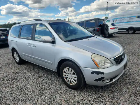 KNDMG4C76E6565077 — 2014 Kia Sedona, фото 4 с аукциона Copart, Задняя часть