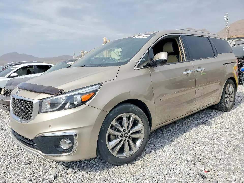 KNDME5C11F6038539 Kia Sedona 2015 — повреждение Вандализм, фото до ремонта