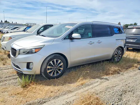 KNDMC5C14F6037293 — 2015 Kia Sedona, Задняя часть (Rear End), фото до ремонта