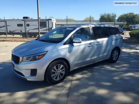 KNDMB5C16F6067527 Kia Sedona 2015 — повреждение Боковая часть, фото до ремонта