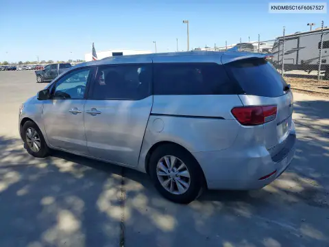 KNDMB5C16F6067527 — 2015 Kia Sedona, фото 2 с аукциона Copart, Боковая часть