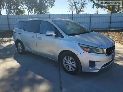 KNDMB5C16F6067527 — 2015 Kia Sedona, фото 4 с аукциона Copart, Боковая часть