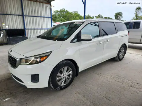 KNDMB5C10F6031400 — 2015 Kia Sedona, Мелкие вмятины и царапины, фото до ремонта