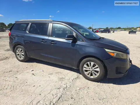 KNDMB5C13F6017927 — 2015 Kia Sedona, фото 4 с аукциона Copart, Задняя часть