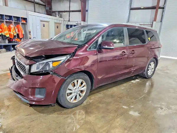 KNDMB5C10G6161193 — 2016 Kia Sedona, Передняя часть (Front End), фото до ремонта